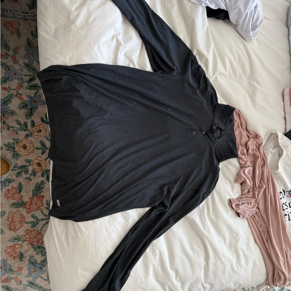 Vuori Charcoal Long Sleeve Shirt